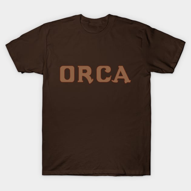 Jaws — Orca signage T-Shirt by GraphicGibbon